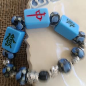 Mahjong Bracelet - Mahjong Jewelry  -  Mahjong Gift