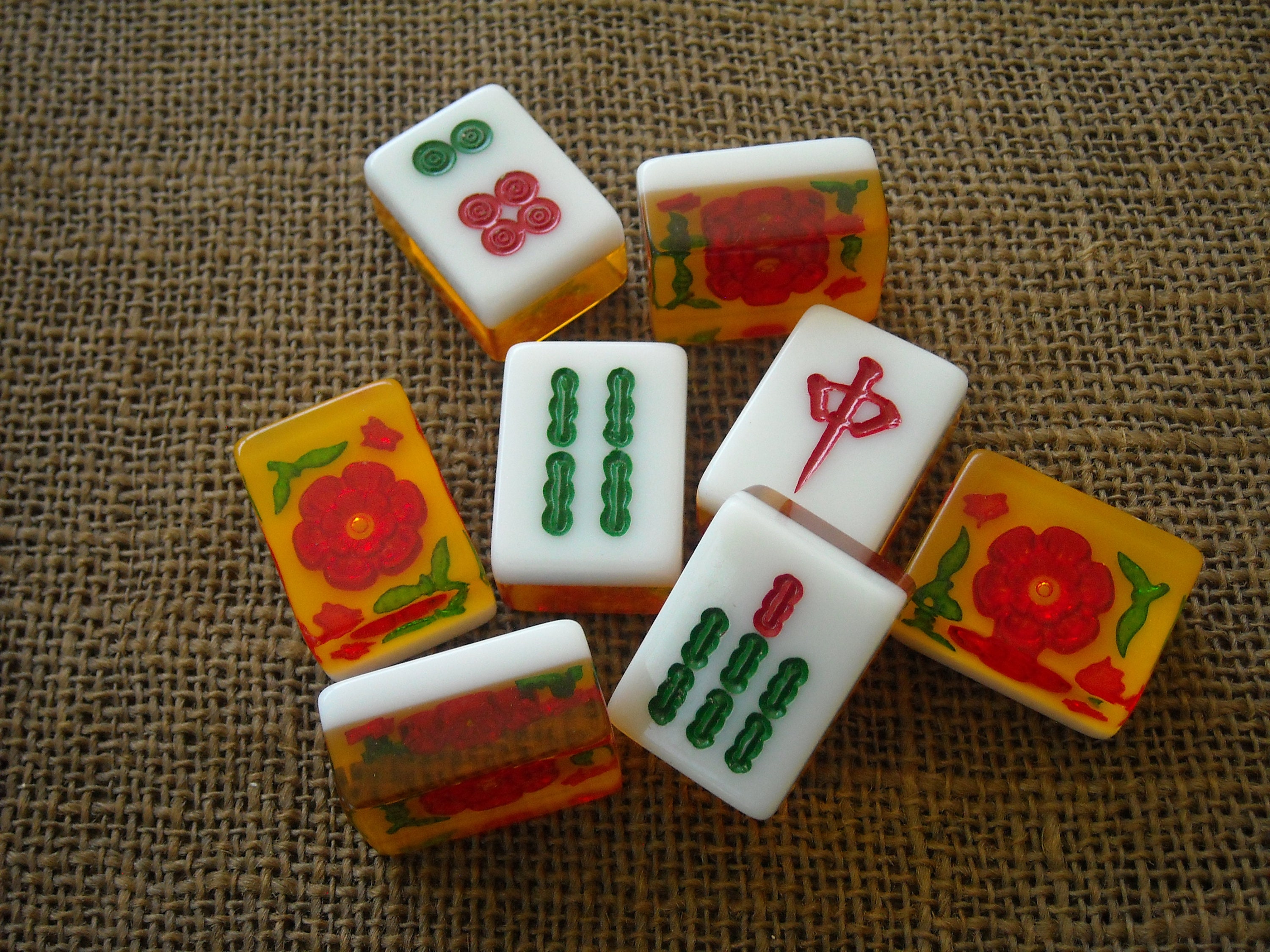 Mahjong tiles Etsy 日本