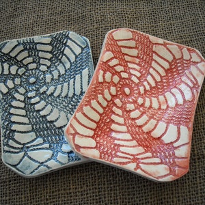 Ceramic Soap Dish -  Bathroom Accessory - Handmade Ceramics - Ring Dish - Home Decor - Soap Holder