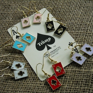 Poker oorbellen-pokerspeler Gifts-speelkaart oorbellen-Bridge spelers Gifts-brug oorbellen-kaartspelers