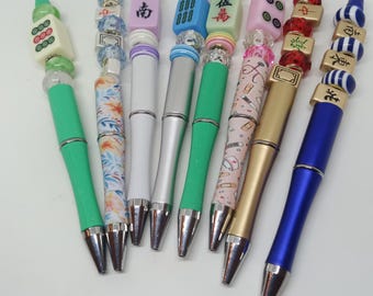 Penna Mahjong - Regalo Mahjong - Regalo Giocatore Mahjong - Mattonella Mahjong