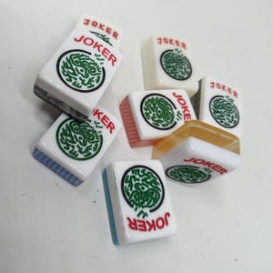8 Mahjong Jokers - Mahjong Tiles for Crafts - Mahjong Crafts - Joker Mahjong Tiles