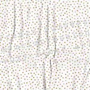 Foglio di strappo in collage di tessuto a pois dorati, 1 pagina del diario spazzatura in download digitale
