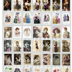 Faux Postage1 Images, Digital, download