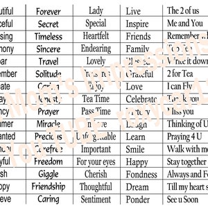 Sentiments Digital Download file