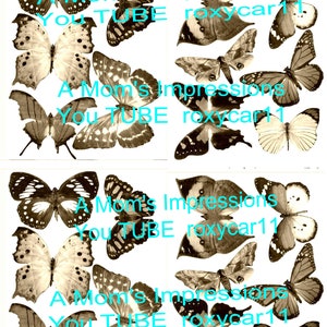 Butterflys3 Sepia Digital sheet download