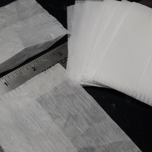 12 Large Side Pocket Tea Bags: Junk Journal Supplies