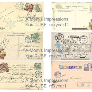 Téléchargement numérique de la carte postale de Noël