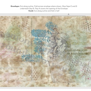 Sobre Boho/Gypsy -plantilla de tarjeta digital