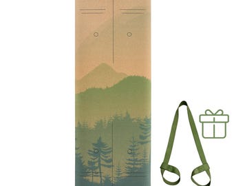 Peaceful Mountain Cork Yoga Mat