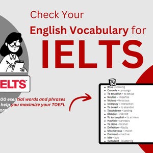 1000 wichtige Wörter für die IELTS-Prüfung - Englischzertifizierung