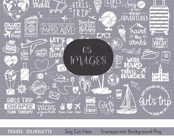 Travel SVG Bundle, Travel Quotes, Adventure SVG, Journey SVG, Girls trip svg, Road trip svg, Beach Svg, Vacation svg, Png Tshirt