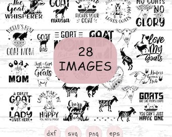 Goat bundle SVG, Funny Goat Svg Peeking Goat cut files for cameo