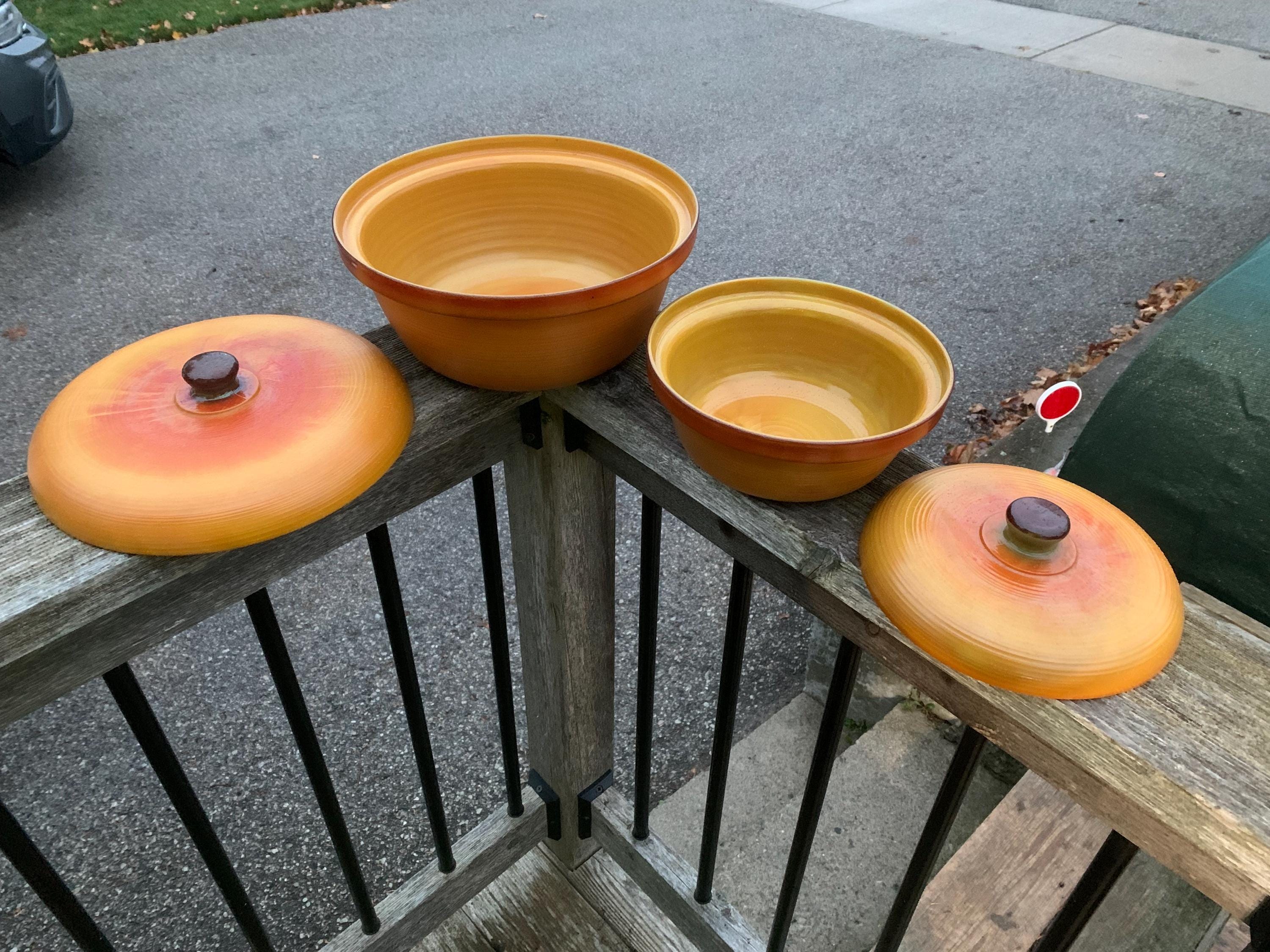 ヴィンテージ アルコパル フランス製 蓋付きキャセロール皿 2個 - Etsy