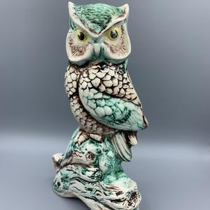 Vintage MCM Byron Molds Owl Ceramic Figurine