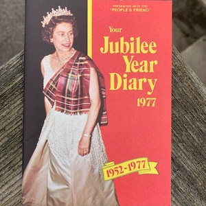 1977 Queen Elizabeth II Your Jubilee Year Diary