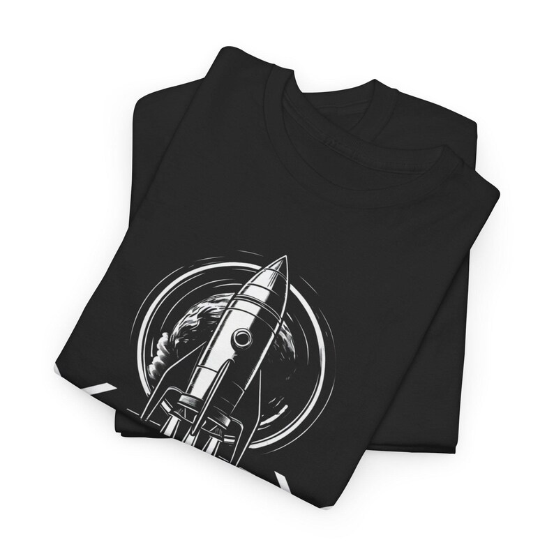 XRP naar de maan Unisex T-shirt, Cryptovaluta Shirt, XRP Lover Cadeau, Zwaar Katoenen T-shirt, Blockchain Enthusiast Top afbeelding 2