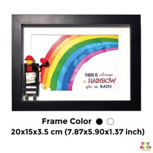 Motivierende Schattenbox mit Minifigur - Positives Zitat, modernes Regal- oder Klassenzimmerdekor, Geschenk für den besten Freund, Geschenkidee für Therapeuten