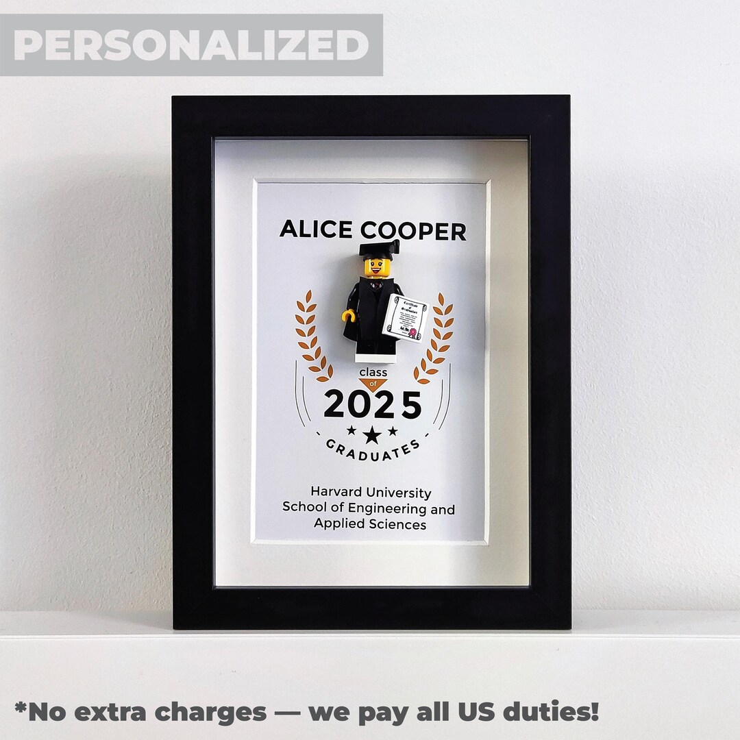 Personalized Graduation Gift Frame – Custom Academic Achievement ...