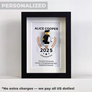 Personalisierter Schulabschluss Geschenkrahmen - Individuelles Geschenk für Doktoren, Piloten, Anwälte, Studenten und Akademiker