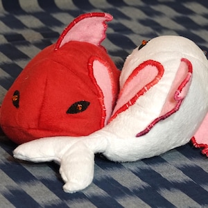 Handmade Koi Fish Plush, Yin & Yang Love Pair, Romantic Plush Toy | Murtazoo