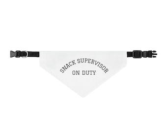 Snack Super Violet - Hunde Clip-On Hundehalstuch - Bandana für Hunde & Katzen