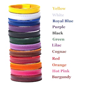 Personalized Leather and Buffed Velvet Suede Lining Small Cute Cat Collar with Cat Id Tag Three Eighths Inches Width