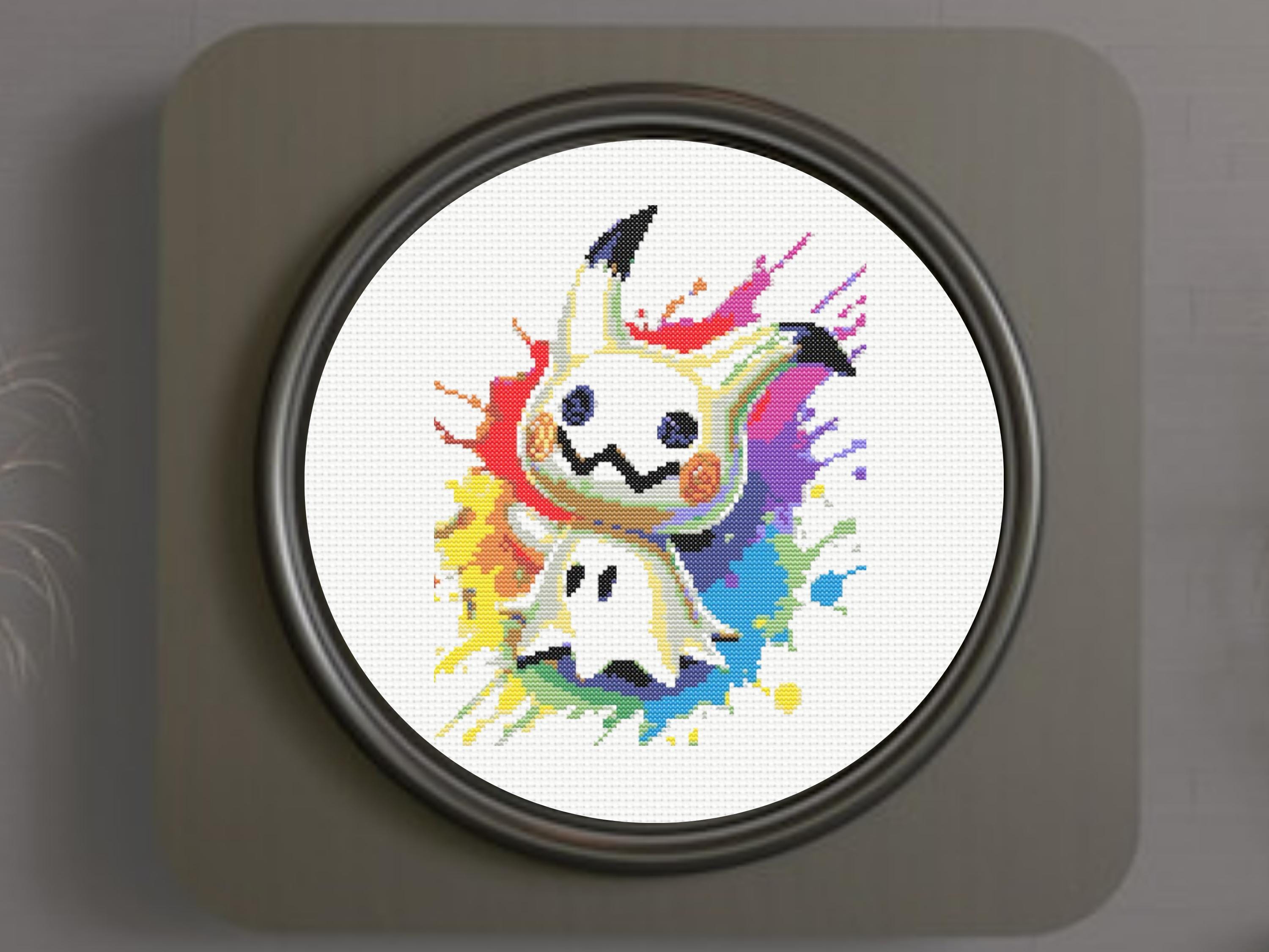ミミッキュ ポケモン クロスステッチ図案（即時ダウンロード） - Etsy 日本