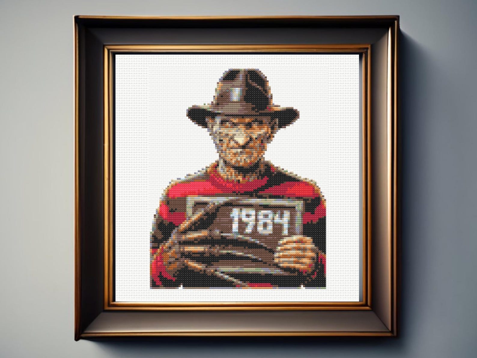 Horror Character Cross Stitch Pattern , Set of 6 Horror Character Cross ...