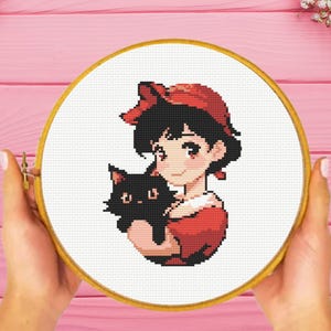 Kiki Cross Stitch Pattern , instant download