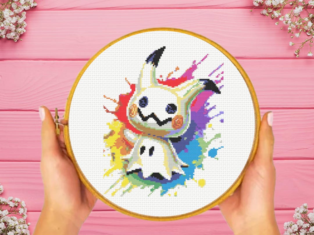 ミミッキュ ポケモン クロスステッチ図案（即時ダウンロード） - Etsy 日本