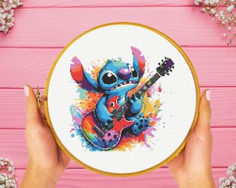 Stitch Cross Stitch Pattern, Singer Stitch Cross Stitch Pattern, instant download