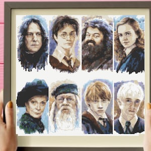 Wizard Cross Stitch Pattern , Magic Cross Stitch Pattern,  instant download