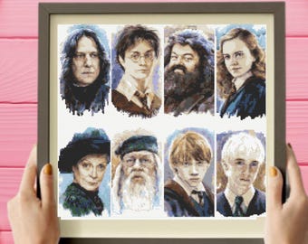 Wizard Cross Stitch Pattern , Magic Cross Stitch Pattern,  instant download