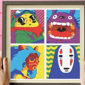 Anime Cross Stitch Pattern ,  instant download