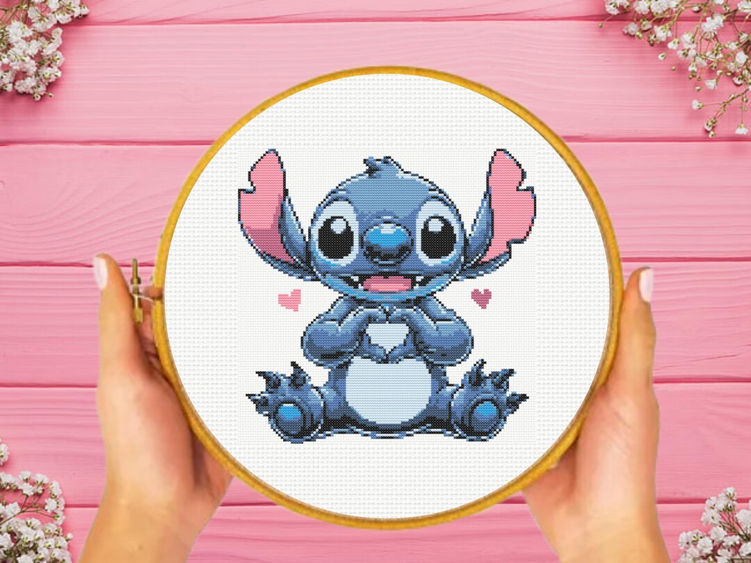 Stitch Cross Stitch Pattern, Instant Download - Etsy