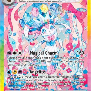 Sylveon EX 156/131 Prismatic Evolutions Englisch - Alternate Alt Art - Graded Slabbed Handmade Proxy Card Pokemon Chase Card Gral