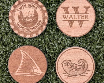 Marcador de bolas de golf grabado a medida / Personalizado con su logotipo o diseño