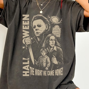 Michael Mayers Vintage Halloween T-shirt,Retro Horror Shirt,Fall Halloween Gifts,Horror Movie Apparel,Comfort Colors Relaxed Tee,Horror Gift