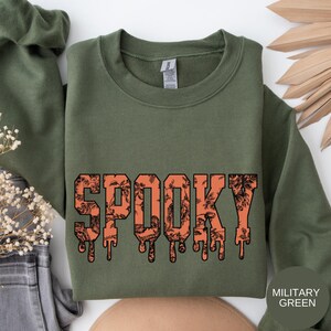 Spooky Season Sweatshirt, Spooky Halloween Sweatshirt, Spooky Fall  Hooodie, Spooky Ghost Hoodie, Spooky Gift For Halloween Sweatshirt