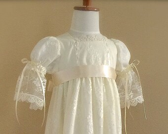 Lace Dress Sister Matching Vintage Inspired Fall Christmas Easter Girl Special Occasion Flower Girl with silk ribbon Sash