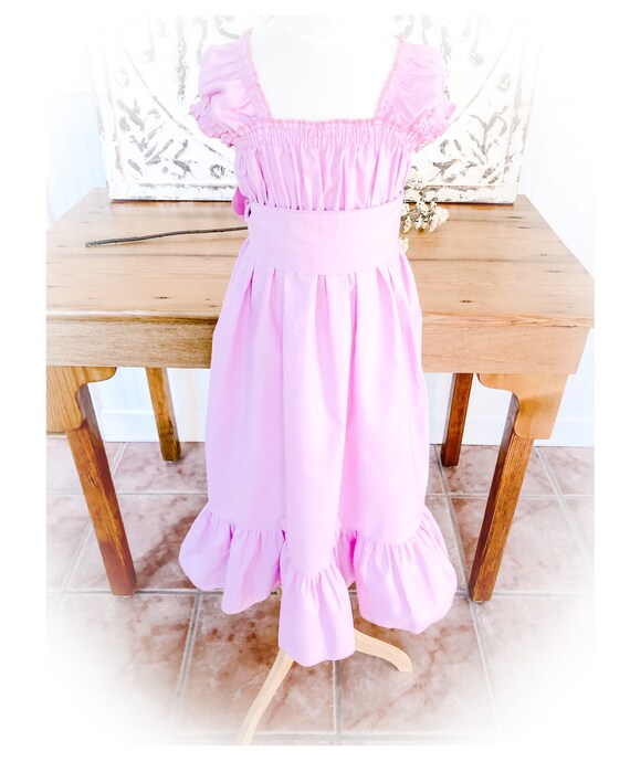 Zinna easy sew Twirl Nap Dress PDF Pattern Girl's Dress and Matching 18 Inch Doll Dress   Size 3m to 14