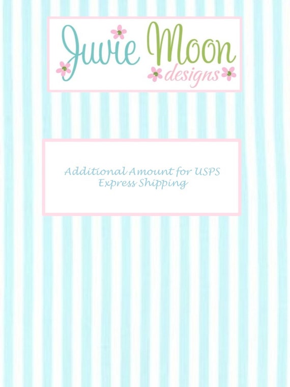Additional Amount USPS Express Shipping on Orders purchased with Standard Shipping