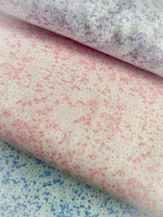 Beautiful Sewing for Children, Crafts and Home Decor Pink Floral Fabrics by Half Yard