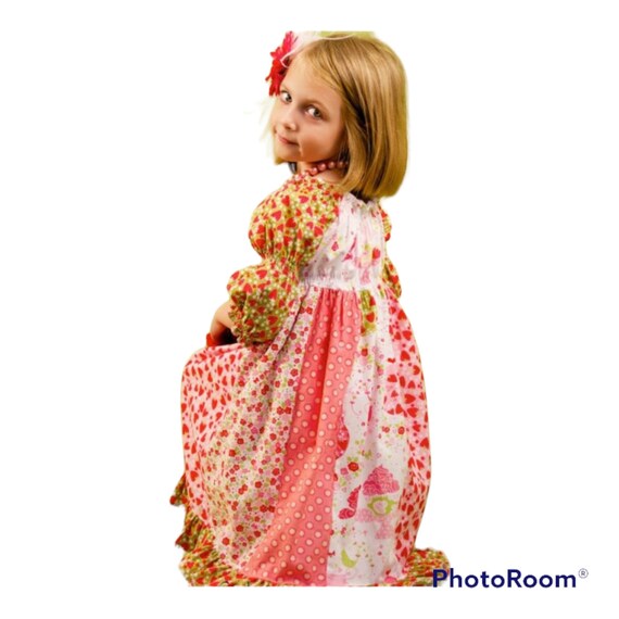 PDF Download ALLISONCAROL Strip Work Juvie Moon Designs  Boutique Custom Dress E Book Tutorial  Size 3m to 12 free doll dress pattern