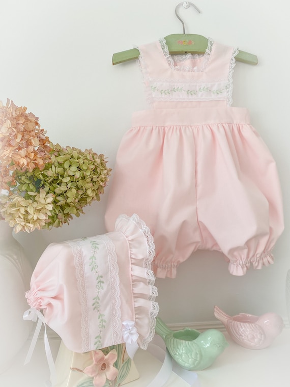 Matching Baby Bonnet Shower Gift Choice of Colors Juvie Moon Designs