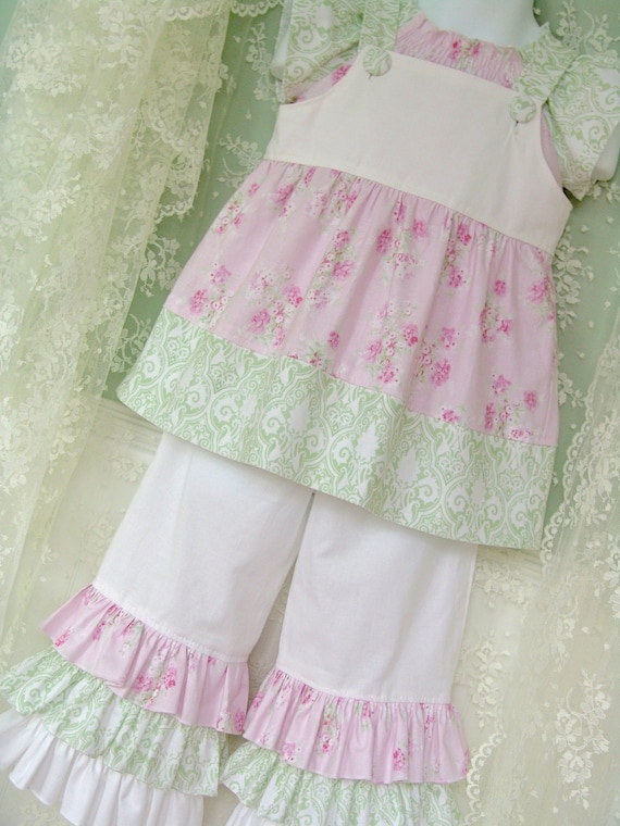 PDF Pattern Tea Party Jumper Sundress Top Summer 6m to 12 Juvie Moon Designs with 13" and 18" Doll Pattern