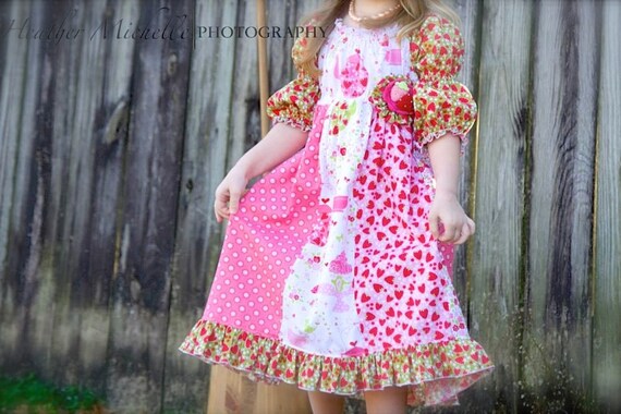 PDF Pattern ALLISONCAROL Strip Work Juvie Moon Designs  Boutique Custom Dress E Book Tutorial  Size 3m to 12 free doll dress pattern