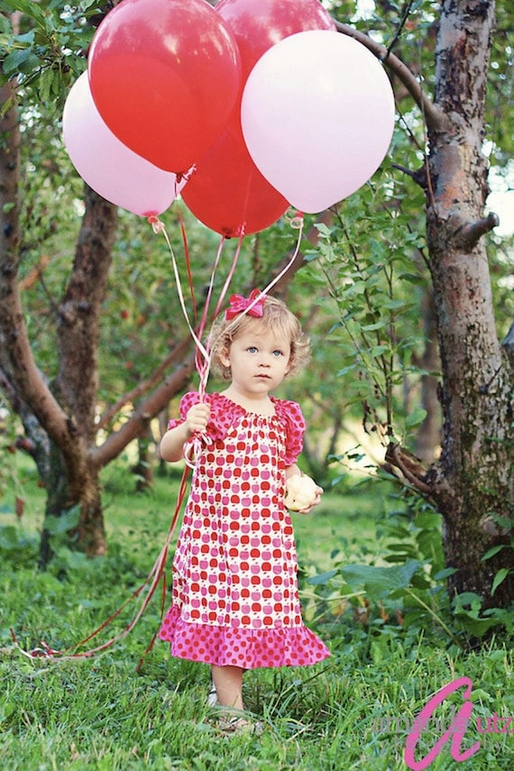 PDF Pattern Size 3 months to 12 years Juvie Moon Designs  LULU  Basic Beginner Peasant Ruffle Dress/Top E Book Tutorial  PDF Girls