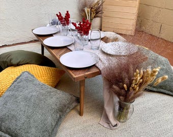Wooden Event Table, foldable, wooden picnic table, Camping Table, durable portable outdoor dining table, kids party table,beach picnic table